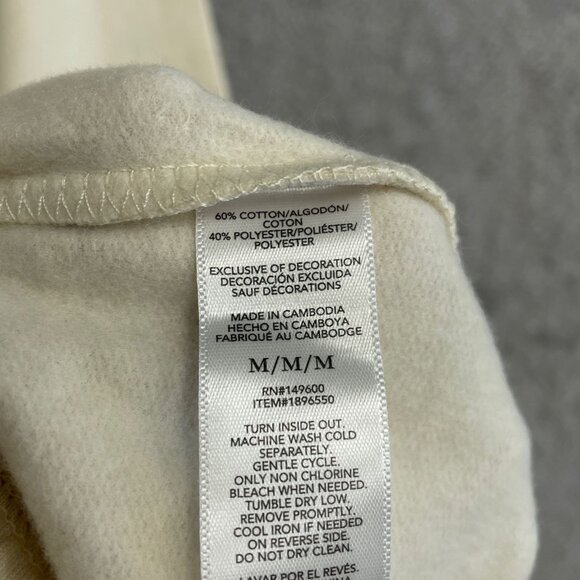 NEW Keith Haring Women's M Love Sweatshirt & Jogger Lounge Set Beige - Picture 7 of 9